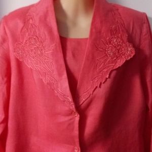 3 PC PEACHY/PINK SUIT